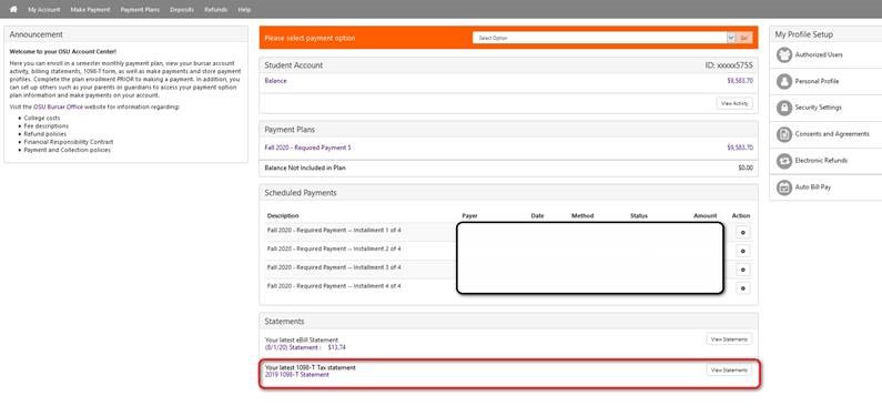 Screenshot of account page for authorized users. Screenshot of account page for authorized users.